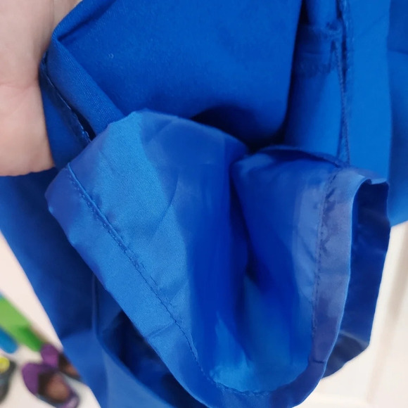 Calvin Klein Royal Blue Sleeveless Square Neck Shealth Dress in Size 12 - Picture 11 of 12